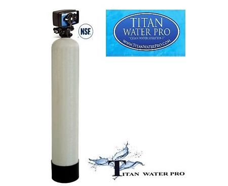 Whole House Water Filter  Pyrolox Media Iron/Maganese Removal 1.25 CF - Titan Water Pro