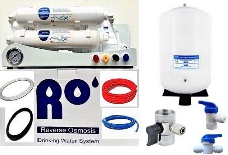 Reverse Osmosis Water Filter 6 Stage System, pH plus Alkaline - 50 GPD - Titan Water Pro