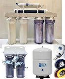 Reverse Osmosis 6 Stages RO & 2 Stages DI Add on Stages-6 Gallon Tank- Pentair Gro-EN75 Membrane - Titan Water Pro