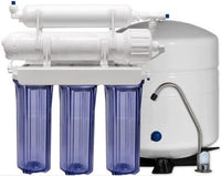 Reverse Osmosis Water Filtration System - 5 Stage - TFC-1812-50 GPD - Clear Housing - Titan Water Pro