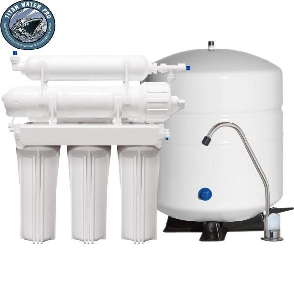 REVERSE OSMOSIS WATER FILTER SYSTEMS ALKALINE 6 STAGE 75GPD - Titan Water Pro