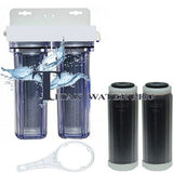 RO/DI Dual DI Filter Cartridges - Color Changing DI - Add on to RO - Titan Water Pro
