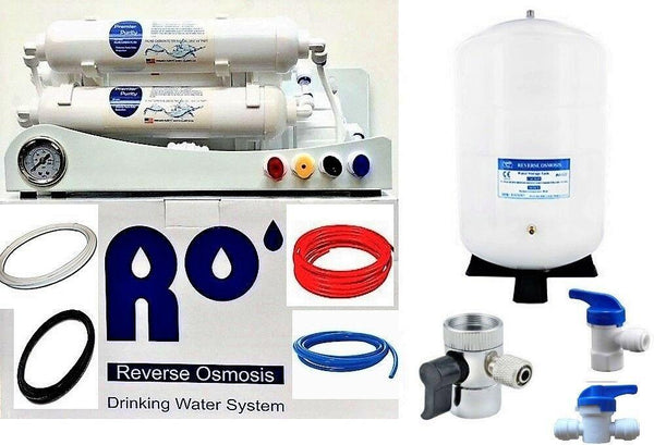 RO Countertop Reverse Osmosis Water Filter System Mini Compact System - 2G Tank - Titan Water Pro