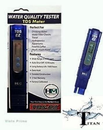 HM DIGITAL WATER QUALITY TESTER TDS METER MODEL TDS-EZ RO & DI WATER 0-9990 PPM - Titan Water Pro