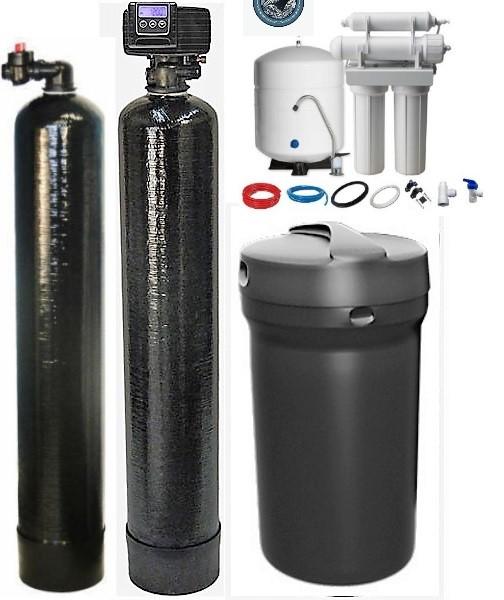 Whole House Water Filtration Carbon - Softener - Reverse Omsosis Water Filter System Bundle - Titan Water Pro