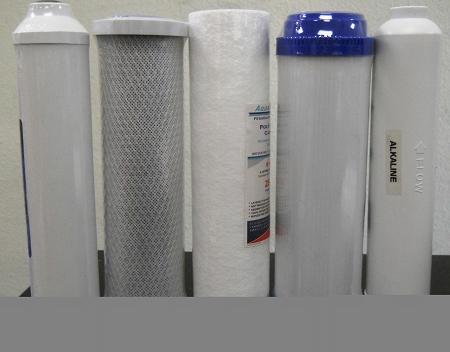Reverse Osmosis Water Filters Sediment/Carbon Block/GAC/Alkaline/Carbon (5 Pcs) - Titan Water Pro