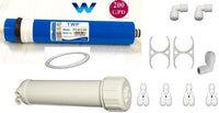 Membrane add on kit - Membrane Housing, TFC-2012-200 Membrane, Fittings,Clips,Check Valve - Titan Water Pro