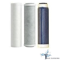 RO/DI AQUARIUM REVERSE OSMOSIS WATER FILTERS 3 PC Set - Standard 10" Housings - Titan Water Pro