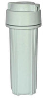 Water Filter Housing Standard 10" for RO 1/4" port (White) Double O Ring High Pressure - Titan Water Pro
