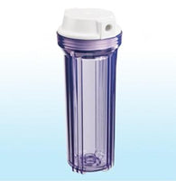 WATER FILTER CLEAR HOUSING FOR REVERSE OSMOSIS DI 10" - Titan Water Pro