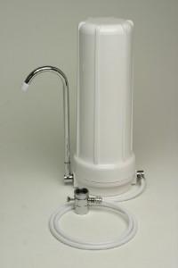 Counter Top Single Stage Drinking Water System - Includes Carbon Block Cartridge - Titan Water Pro