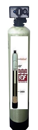 WHOLE HOUSE WATER FILTERS SYSTEMS KDF85/GAC IRON/HYDROGEN SULFIDE TIMER BACKWASH 1.5CU FT - Titan Water Pro