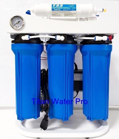 TWP Light Commercial Reverse Osmosis Water Filter System 300 GPD 5 Stage - Titan Water Pro