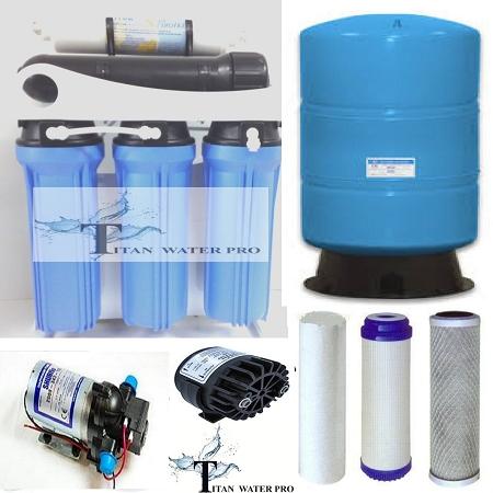 Reverse Osmosis Water Filtration System - Permeate Pump - Delivery Pump 100 GPD - Titan Water Pro