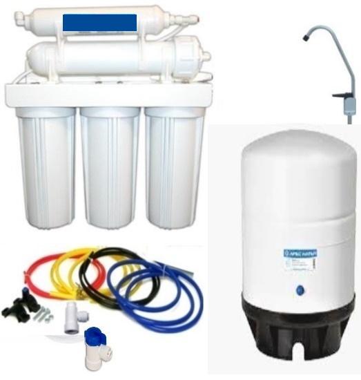 Reverse Osmosis Water Filtration System 5 Stage - RO Tank 14 Gallon - Titan Water Pro