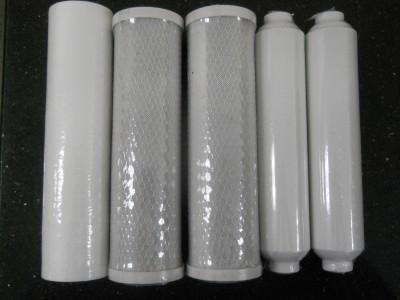 Reverse Osmosis Water Filters RO/DI SEDIMENT/CARBON1mic/CARBON5mic/DI FILTERS(5) - Titan Water Pro
