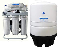 RO Light Commercial Reverse Osmosis Water Filter System 250 GPD- Booster Pump-Pressure Gauge - Titan Water Pro