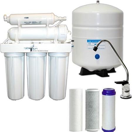 RO Water Filter -  Water Filter Reverse Osmosis System 5 Stages 50GPD - Titan Water Pro