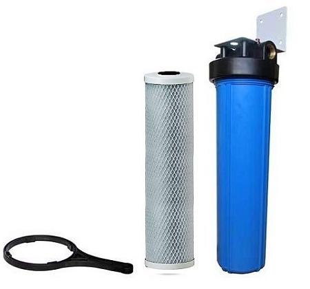 Big Blue Water Filter - Carbon Block Filter Cartridge - Mounting Bracket 20" X 4.5" Filter Cartridge - Titan Water Pro