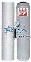 Water Filter Sediment 5mic - KDF55/GAC Filter fits standard 10" Filter Housing - Titan Water Pro