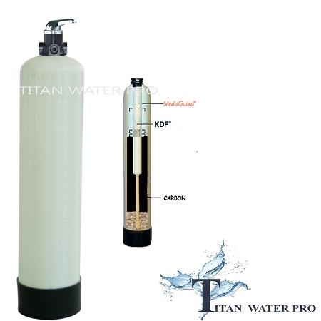 WHOLE HOUSE WATER FILTERS SYSTEMS KDF55/GAC Manual Backwash Valve (No Electric) - Titan Water Pro
