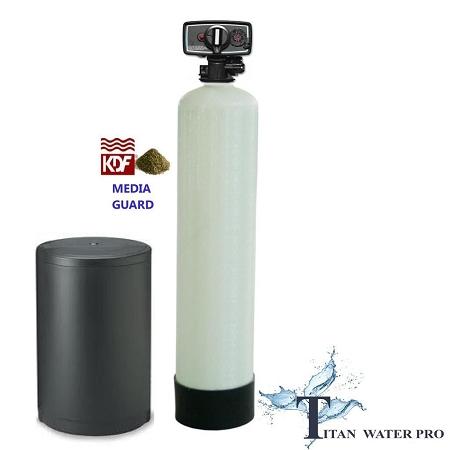 Whole House Water Softener & Conditioner With KDF 55 Media Guard 32K - Titan Water Pro